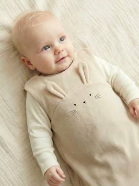 Bedding & Decor-Jersey Knit Sleeping Bag for Babies, RABBIT