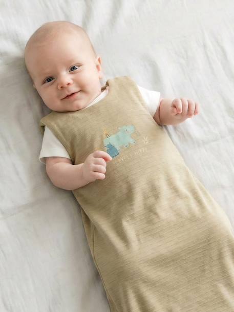 Sleeveless Hippo Sleeping Bag for Babies, BAYOU green - vertbaudet enfant 