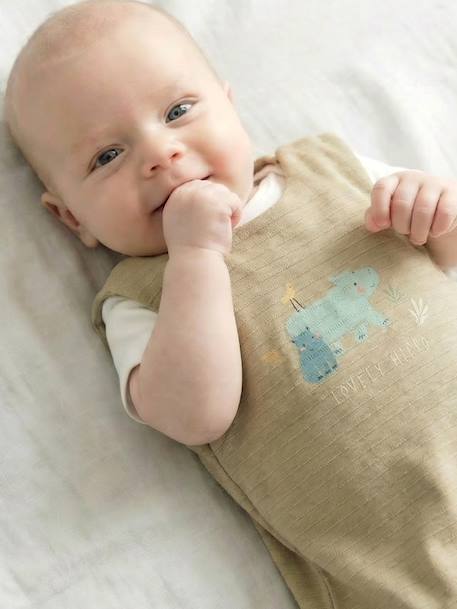 Sleeveless Hippo Sleeping Bag for Babies, BAYOU green - vertbaudet enfant 