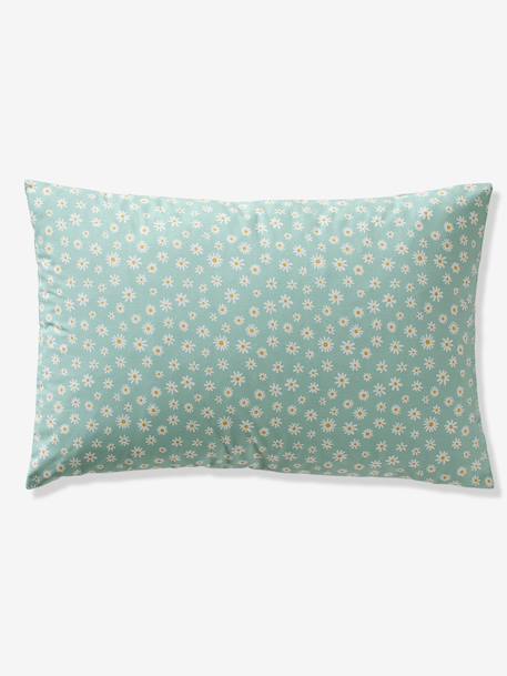 Duvet Cover & Pillowcase Set for Children, MARGUERITE printed blue - vertbaudet enfant 