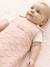 Gigoteuse JACOEURS personnalisable beige+rose pâle - vertbaudet enfant 