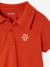 Set of 2 Plain, Short Sleeve Polo Shirts, for Boys aqua green+BLUE LIGHT SOLID WITH DESIGN+orange - vertbaudet enfant 