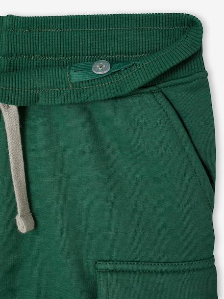 Cargo-Style Sports Shorts for Boys green+navy blue - vertbaudet enfant 