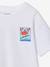 T-shirt garçon motifs devant et dos anthracite+blanc+bleu ciel+bleu océan+bois de rose - vertbaudet enfant 