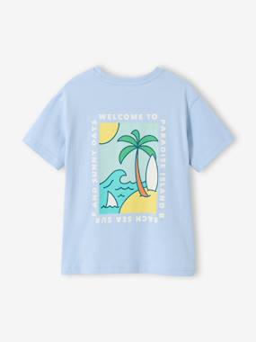T-shirt garçon motifs devant et dos - vertbaudet enfant Garçon-T-shirt, polo, sous-pull-T-shirt-T-shirt garçon motifs devant et dos