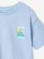 T-shirt with motif on front and back for boys anthracite+dusky pink+ocean blue+sky blue+white - vertbaudet enfant 