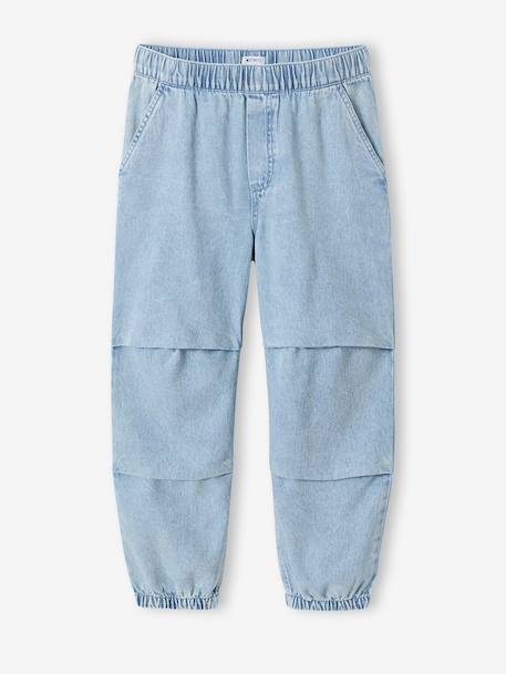 Pantalon parachute denim denim bleached - vertbaudet enfant 
