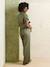 Wide-Leg, Short-Sleeved Lyocell Jumpsuit for Pregnancy & Nursing olive+stone - vertbaudet enfant 