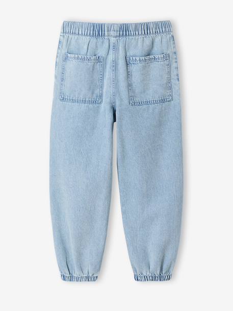 Denim parachute trousers bleached denim - vertbaudet enfant 