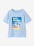 Boy's short-sleeved t-shirt pecan nut+sky blue - vertbaudet enfant 