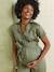 Wide-Leg, Short-Sleeved Lyocell Jumpsuit for Pregnancy & Nursing olive+stone - vertbaudet enfant 