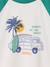 Boy's short-sleeved t-shirt emerald green+ocean blue - vertbaudet enfant 