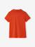 Set of 2 Plain, Short Sleeve Polo Shirts, for Boys aqua green+BLUE LIGHT SOLID WITH DESIGN+orange - vertbaudet enfant 
