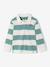 Striped Polo Shirt for Boys aqua green+green+marl grey+navy blue - vertbaudet enfant 