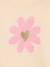 Jumper with flowers for girls vanilla - vertbaudet enfant 