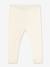 Baby leggings in plain cotton ecru - vertbaudet enfant 