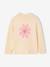 Jumper with flowers for girls vanilla - vertbaudet enfant 