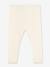 Baby leggings in plain cotton ecru - vertbaudet enfant 