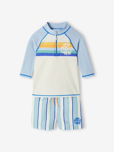 UV protective swimwear set sky blue - vertbaudet enfant 