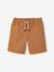 Twill Bermuda Shorts for Boys anthracite+camel - vertbaudet enfant 