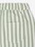 Girl's twill shorts ecru+sage green - vertbaudet enfant 