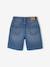 Embroidered floral denim shorts light blue+medium blue - vertbaudet enfant 