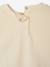 Customisable baby girl's sweatshirt pecan nut+vanilla - vertbaudet enfant 