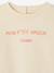 Customisable baby girl's sweatshirt pecan nut+vanilla - vertbaudet enfant 