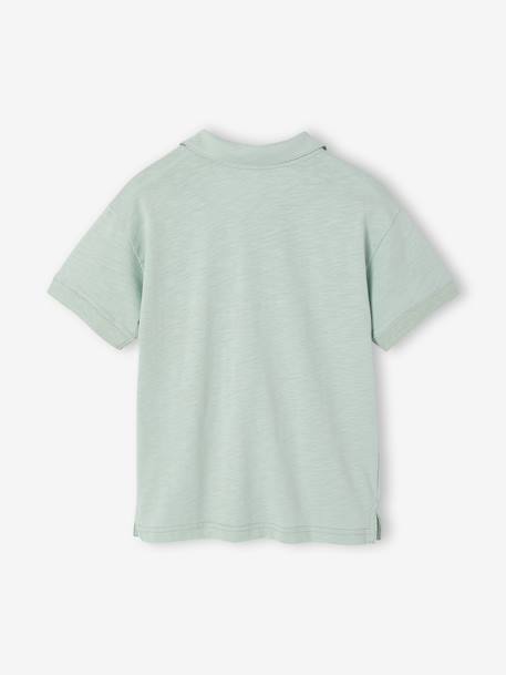 Boy's short-sleeved polo shirt mint green - vertbaudet enfant 