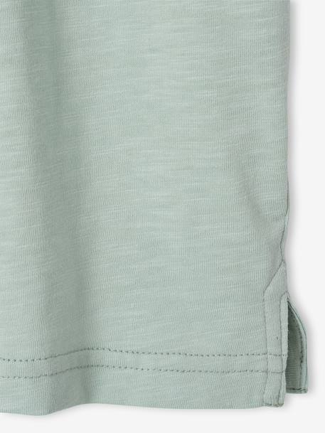 Boy's short-sleeved polo shirt mint green - vertbaudet enfant 