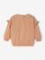 Customisable baby girl's sweatshirt pecan nut+vanilla - vertbaudet enfant 