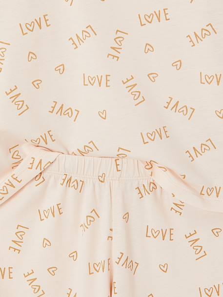 Pack of 3 leopard print pyjamas for girls ecru - vertbaudet enfant 
