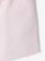 Girl's twill shorts with tie belt rose+striped blue+vanilla - vertbaudet enfant 