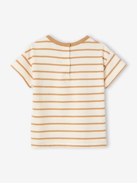 Baby short-sleeved t-shirt caramel - vertbaudet enfant 