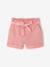 Short fille style paperbag écru+rose+tomette - vertbaudet enfant 