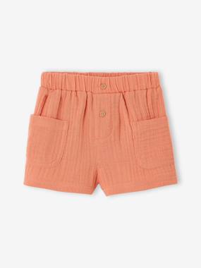 Bébé-Short bébé gaze coton