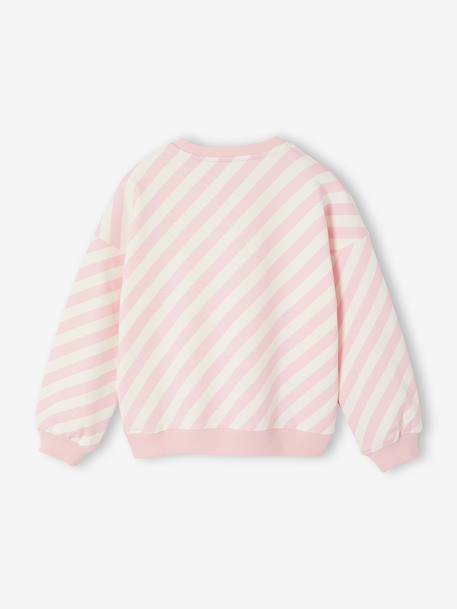 Girl's printed sweatshirt rose - vertbaudet enfant 