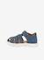 KEKO children's FRODDO sandals beige+caramel+denim blue - vertbaudet enfant 