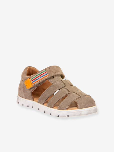 Sandales KEKO enfant Froddo beige+bleu jean+caramel - vertbaudet enfant 