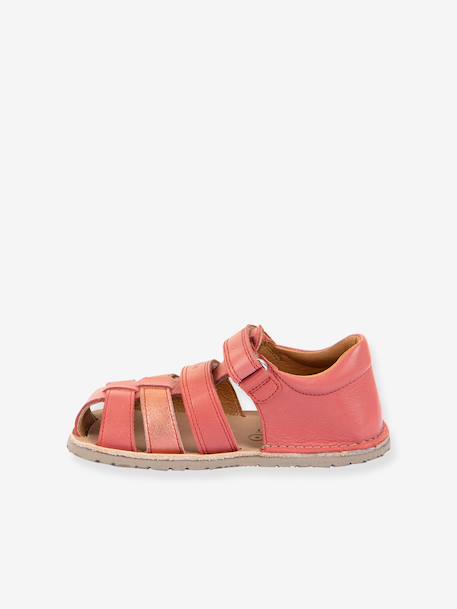 Barefoot FLEXY F child's sandals Froddo coral+rosy+sky blue+yellow - vertbaudet enfant 