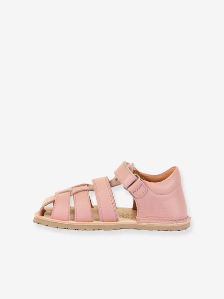 Barefoot FLEXY F child's sandals Froddo coral+rosy+sky blue+yellow - vertbaudet enfant 