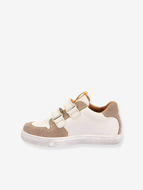 DOLVY trainers for children by FRODDO beige+multicoloured+rosy - vertbaudet enfant 