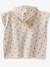 Poncho bébé coton recyclé personnalisable MON CŒUR rose imprimé - vertbaudet enfant 