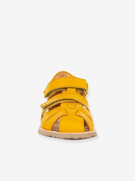 Barefoot FLEXY F child's sandals Froddo coral+rosy+sky blue+yellow - vertbaudet enfant 