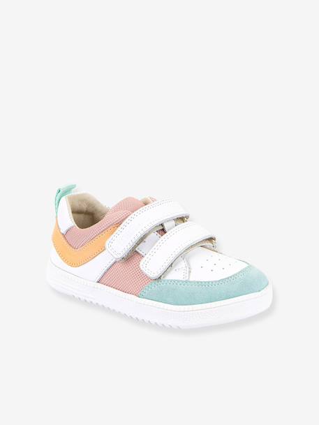 Chaussures barefoot ZERU LOOP enfant Froddo bleu+rose poudré - vertbaudet enfant 