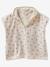 Poncho bébé coton recyclé personnalisable MON CŒUR rose imprimé - vertbaudet enfant 