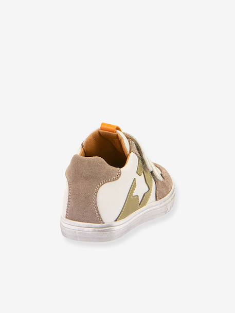 DOLVY trainers for children by FRODDO beige+multicoloured+rosy - vertbaudet enfant 