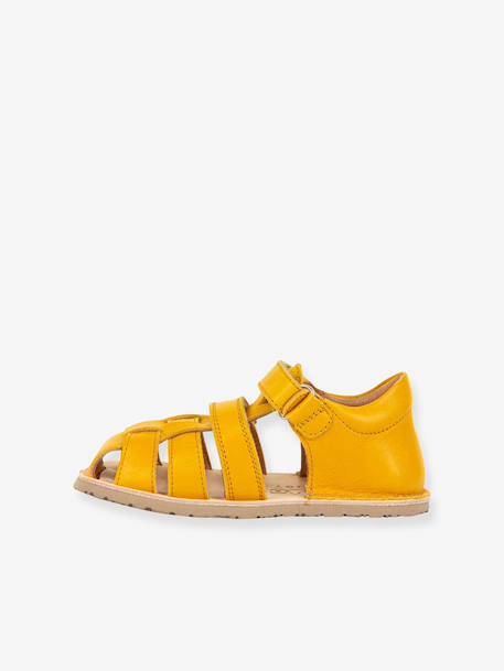 Barefoot FLEXY F child's sandals Froddo coral+rosy+sky blue+yellow - vertbaudet enfant 