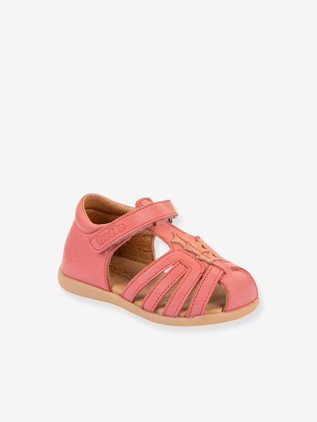 DIVNA girl's sandals FRODDO coral - vertbaudet enfant 