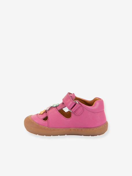 OLLIE G girls' sandals FRODDO fuchsia - vertbaudet enfant 